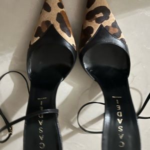 Casadei pumps cheetah fur prin👠